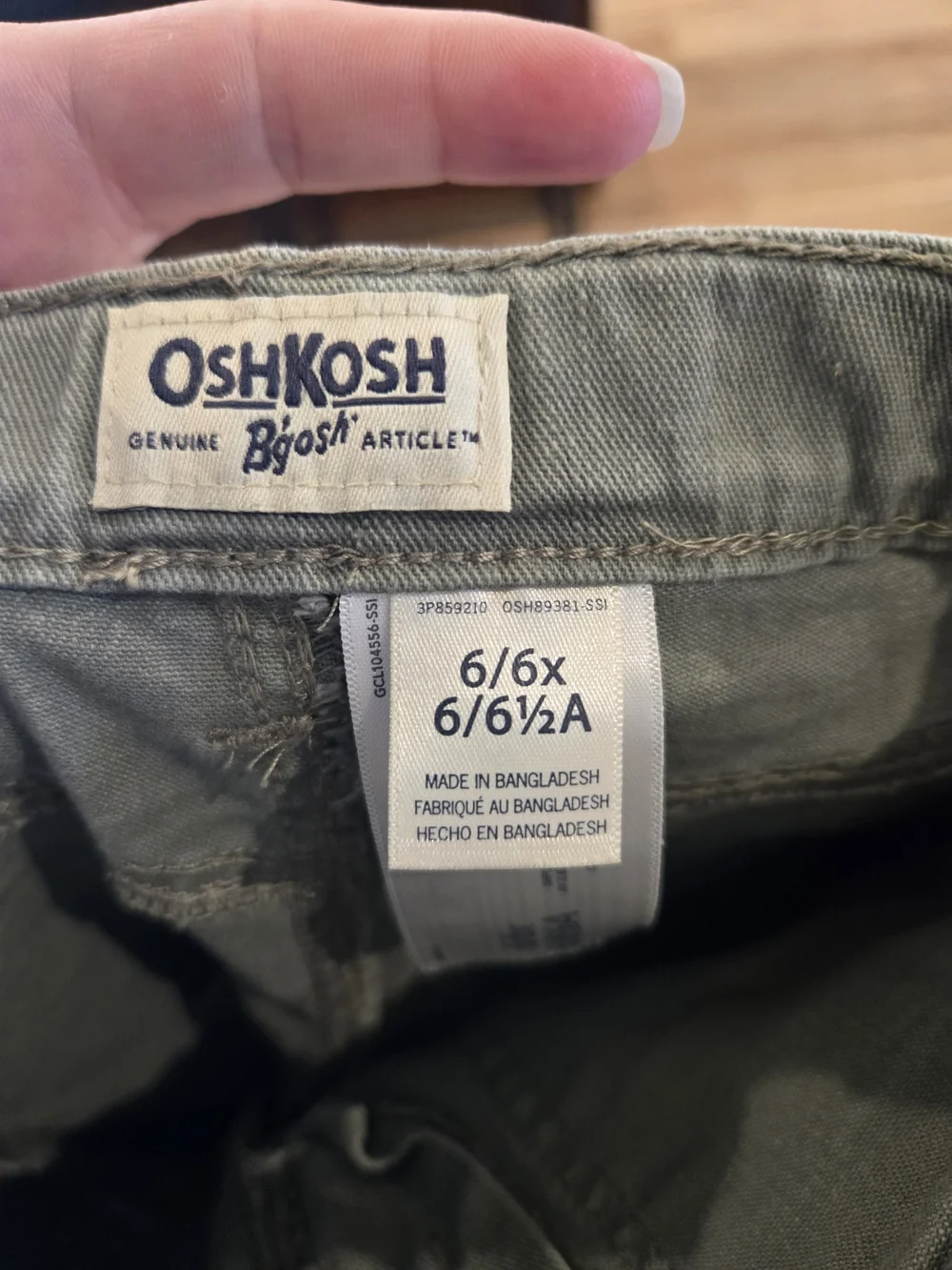 OshKosh B'gosh Slim Fit Jeans in Olive